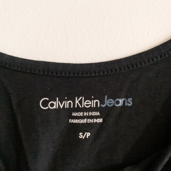 Calvin Klein Jeans Scoop Neck Bodysuit - Picture 5 of 6